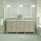James Martin Vanities 72'' Double Vanity, Whitewashed Oak w/ 3 CM Eternal Jasmine Pearl Quartz Top 424-V72-WWO-3EJP - alternate 2